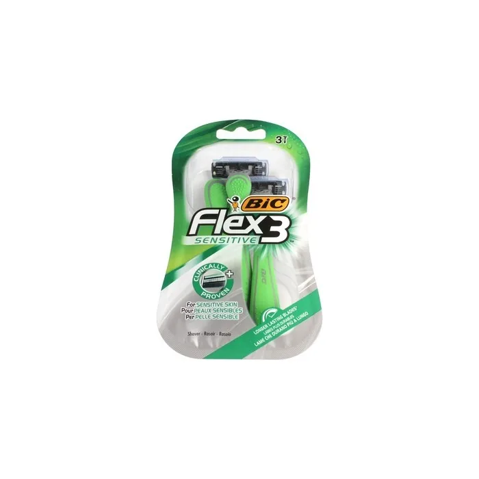 BIC Flex 3 Sensitive Razor 3 Count