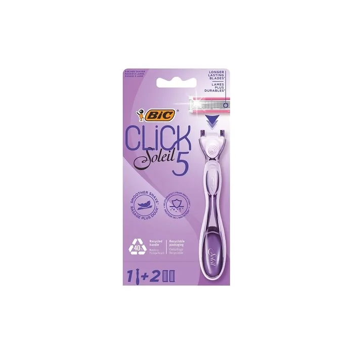 Bic System Women's Razor Click Soleil 1 Razor + 2 Blades