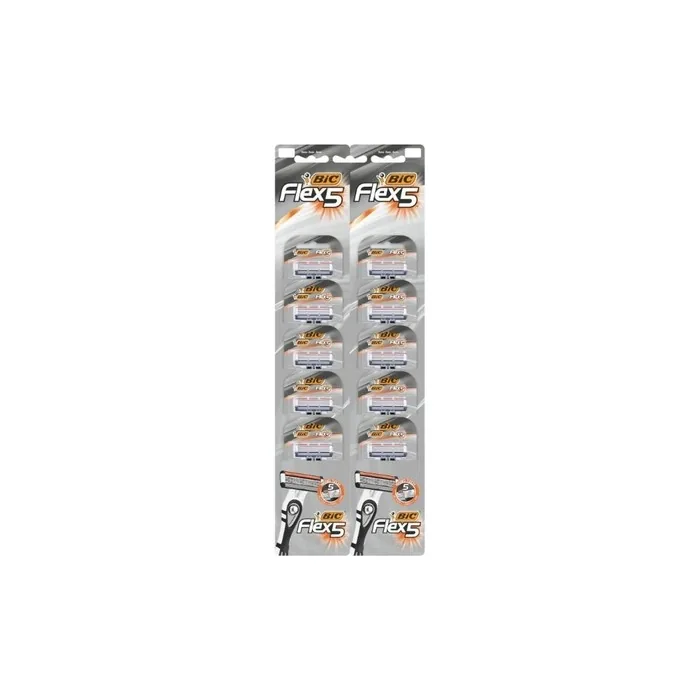 Bic Flex 5 Disposable Razors 10 Pieces