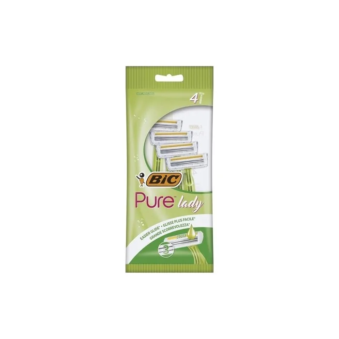 Bic Pure 3 Lady Disposable Razors Aloe Perfect For A Smooth Shave