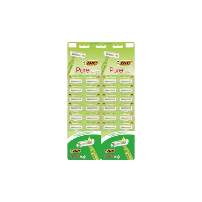Bic Pure Lady 3-Blade Razor - Pack of 24