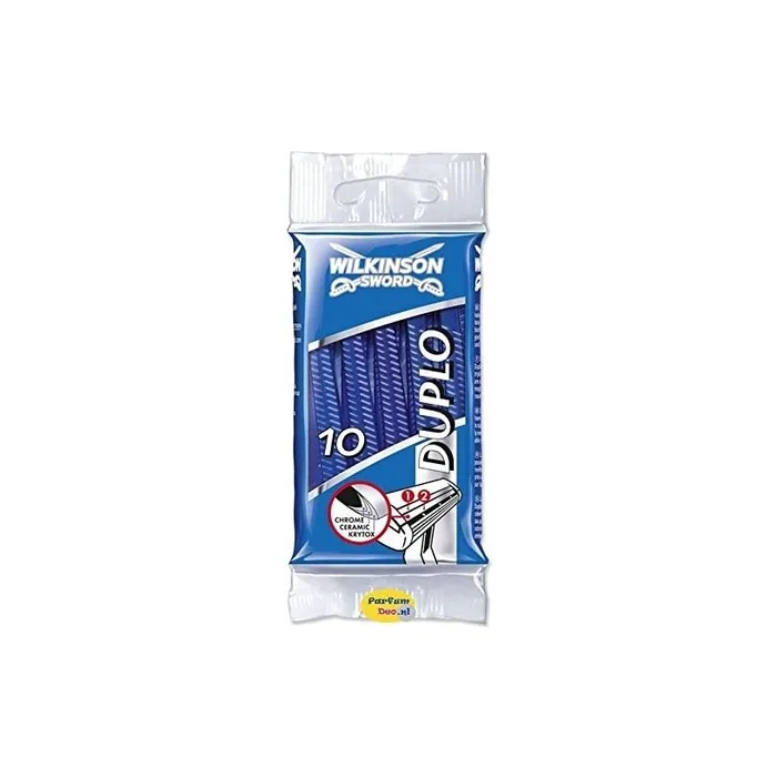 Wilkinson Sword Duplo Twin Blade Disposable Razors - Pack of 10