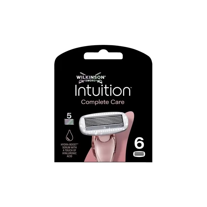 Wilkinson Sword Intuition Complete Care Women's Razors with Hydra-Boost Serum 6 Blade Refills