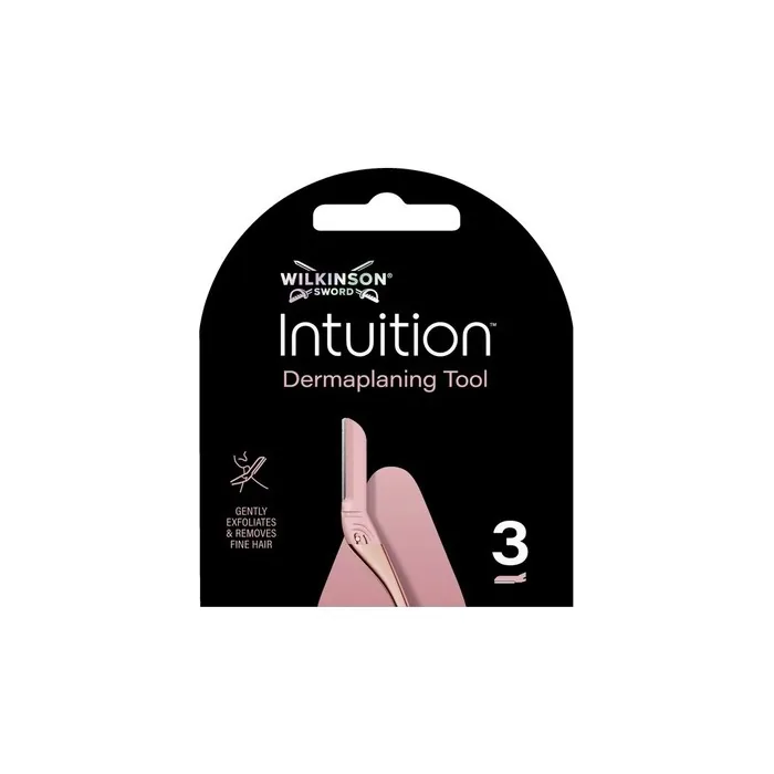 Wilkinson Sword Intuition Dermaplaning Tool for Women with 3 Replacement Blades