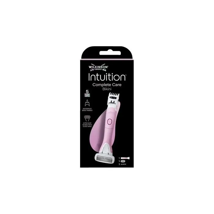 Wilkinson Sword Intuition Complete Care Bikini Trimmer and Razor for Women - 2-in-1 Waterproof Shaver with Adjustable Comb and 5 Blades