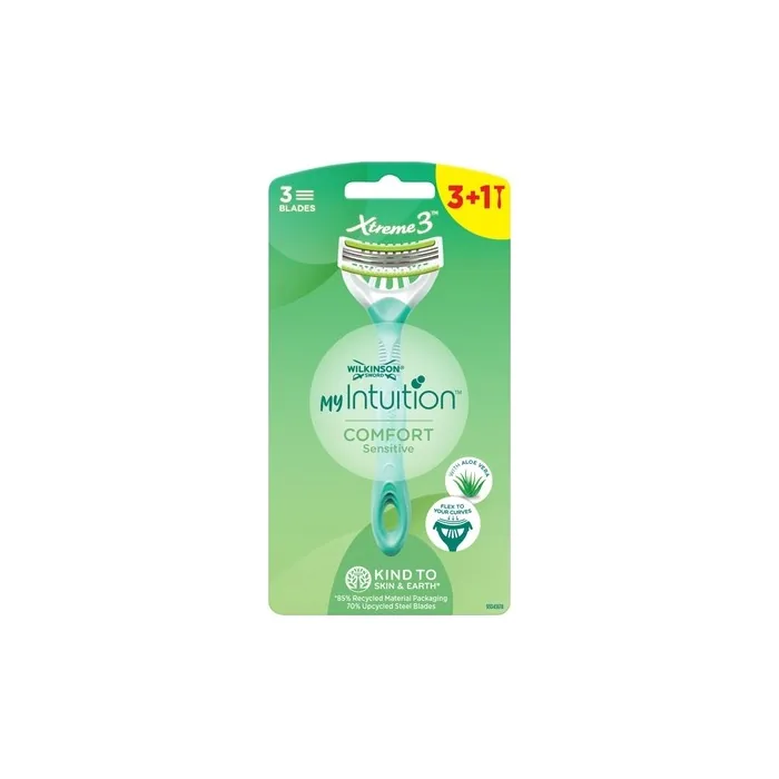Wilkinson Sword My Intuition Xtreme3 Comfort Sensitive Disposable Razors 3+1