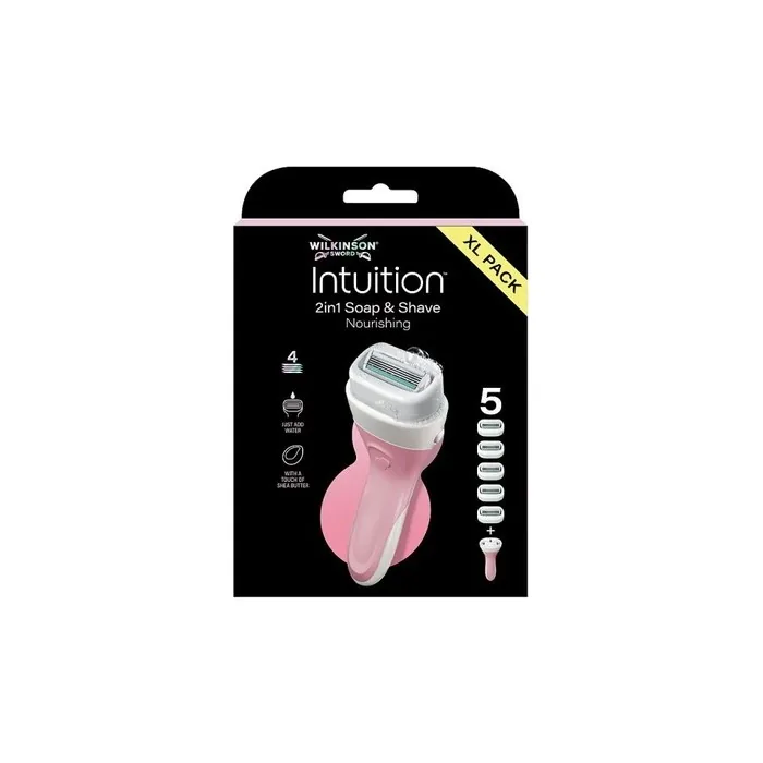 Wilkinson Sword Intuition 2in1 Nourishing Razors for Women with 4 Blades - XL Pack
