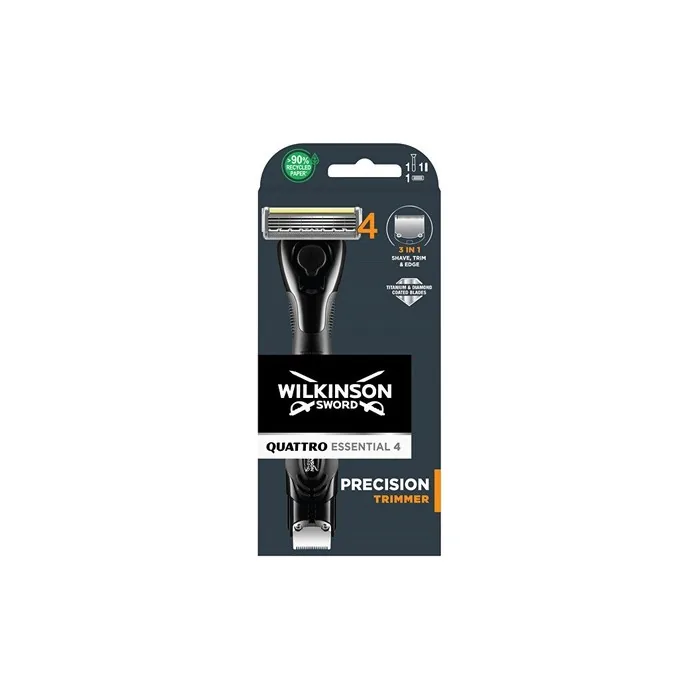 Wilkinson Sword Quattro Essential Precision Trimmer Men's Shaver