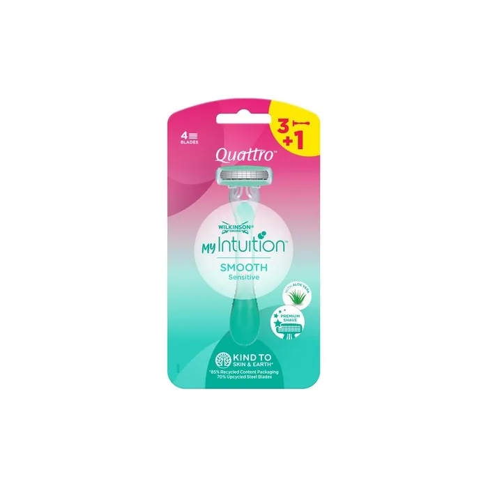 Wilkinson Quattro My Intuition Smooth Sens Disposable Razors