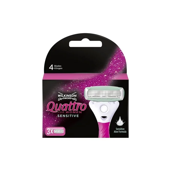 Wilkinson Sword Quattro for Women Sensitive 3 Razor Blades