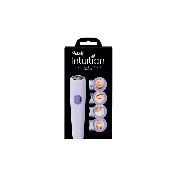 Wilkinson Intuition 4-In-1 Perfect Finish Women's Face And Body Razor With Four Replaceable Heads