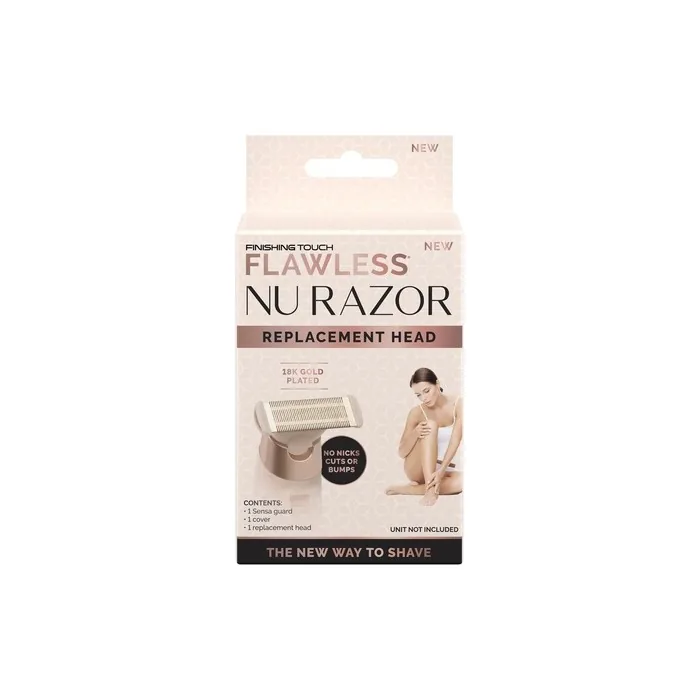Finishing Touch Flawless Nu Razor Replacement Head Rechargeable Electric Razor Replacement Head