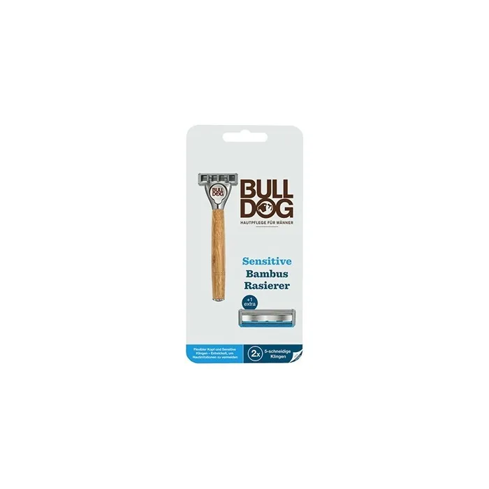 Bulldog Bamboo Sensitive Shaver With 2 Spare Heads