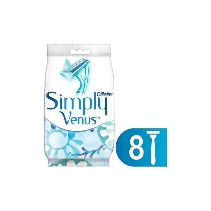 Venus Gillette Simply Venus 2 Women's Disposable Razors Whiteblue