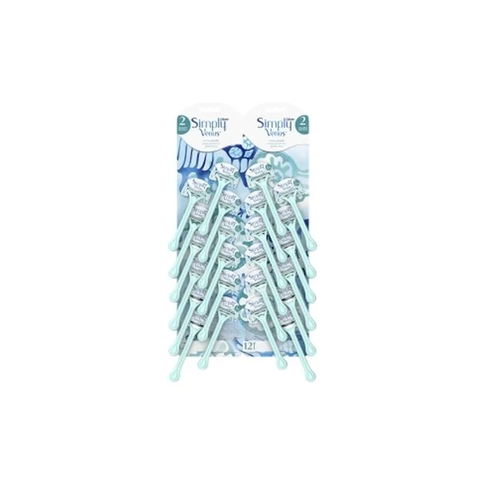 Gillette Venus 2 Women's Razor with 2 Blades - Pack of 24