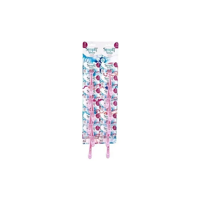 Gillette Simply Venus3 A12 Razor with Pink Strap