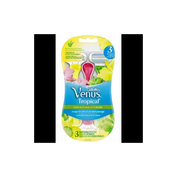 Gillette Venus Tropical Disposable Razors 3 Count