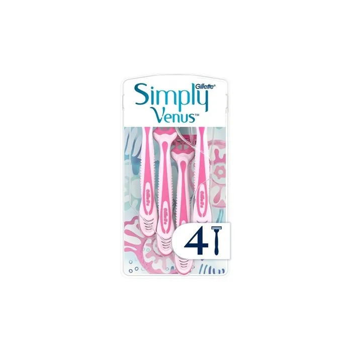 Venus Simply Venus 3 Disposable Scrapers Pinkwhite
