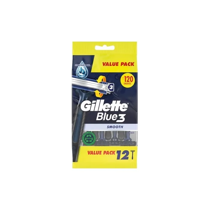 Gillette Blue3 Disposable Razors 12 Pack