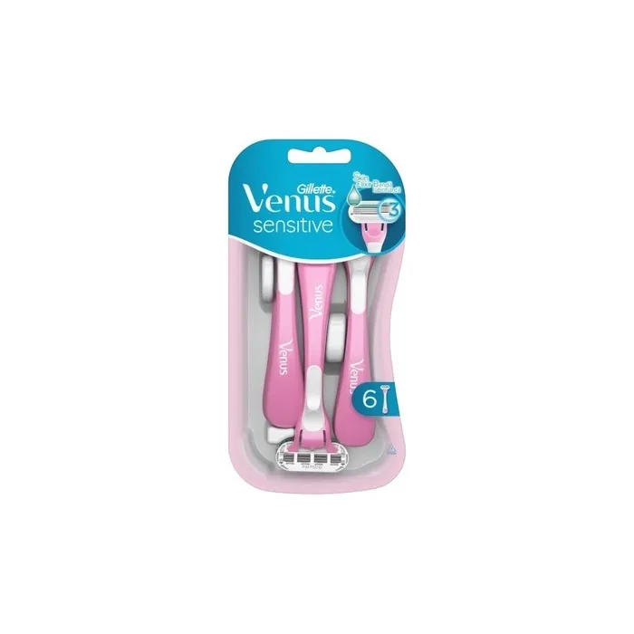 Gillette Disposable Razors Venus Sensitive 6 Pieces