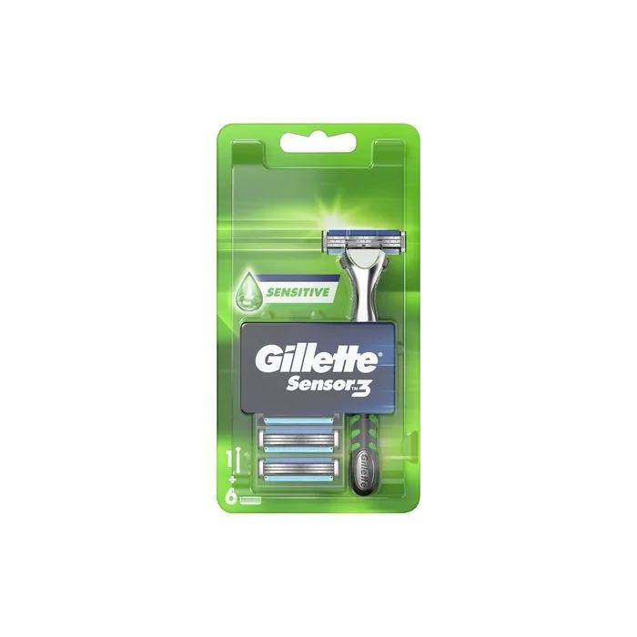 Gillette Sensor 3 Handle and 6 blades