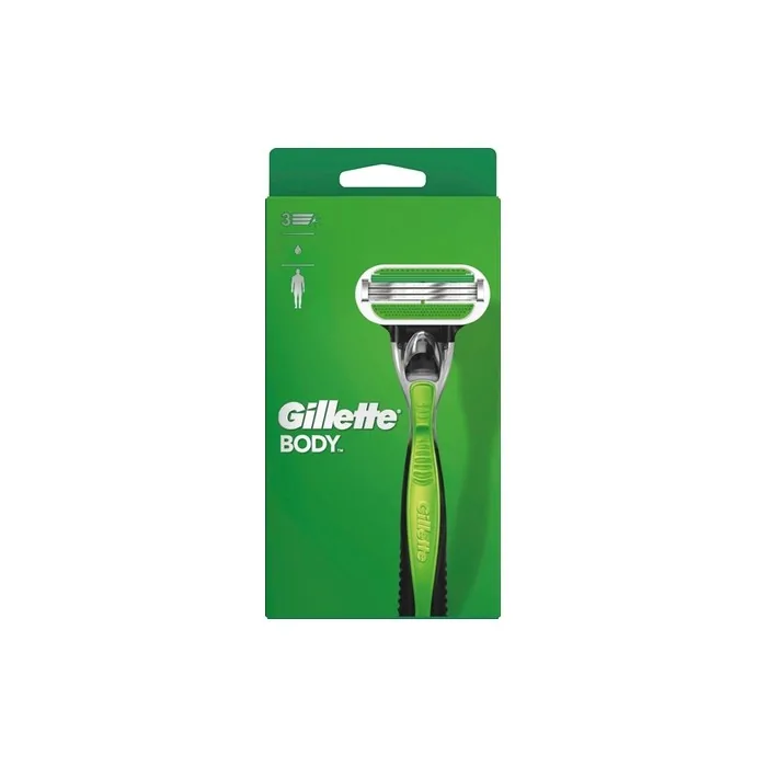 Gillette Body Razor With 3blade System And 1 Replacement
