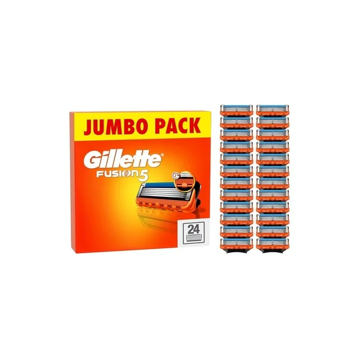 Gillette Fusion5 Razor Refills for Men with Lubrastrip