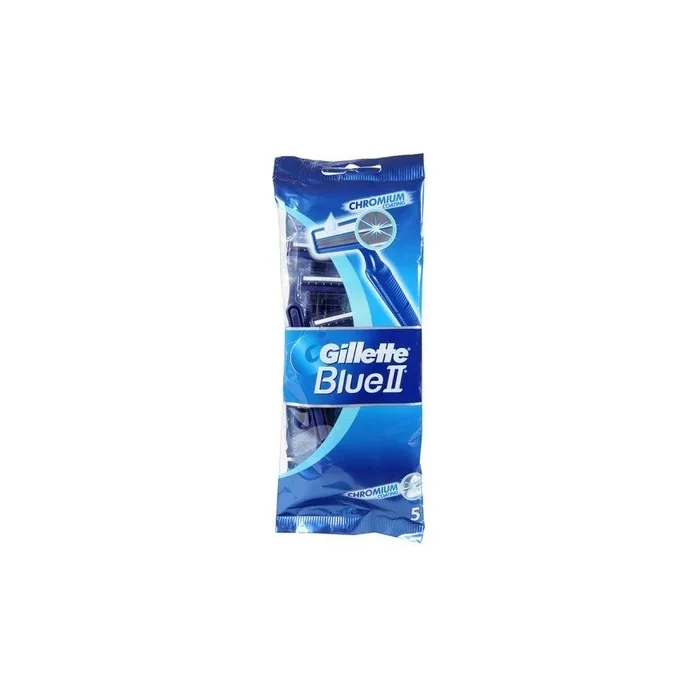 Gillette Blue Ii Disposable Razors 5 Units
