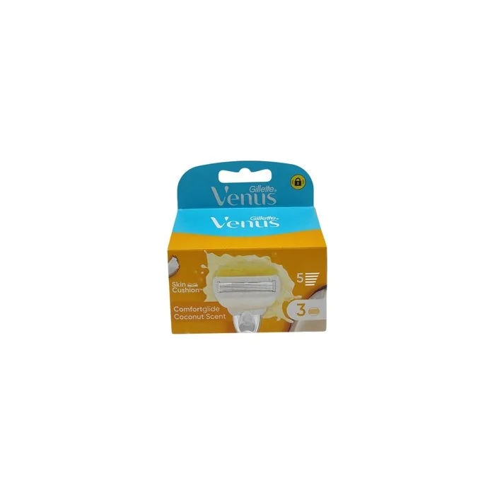 Venus Gillette Venus Pro Comfortglide Coconut Olay Razor Blades Yellowwhite 3 Pcs