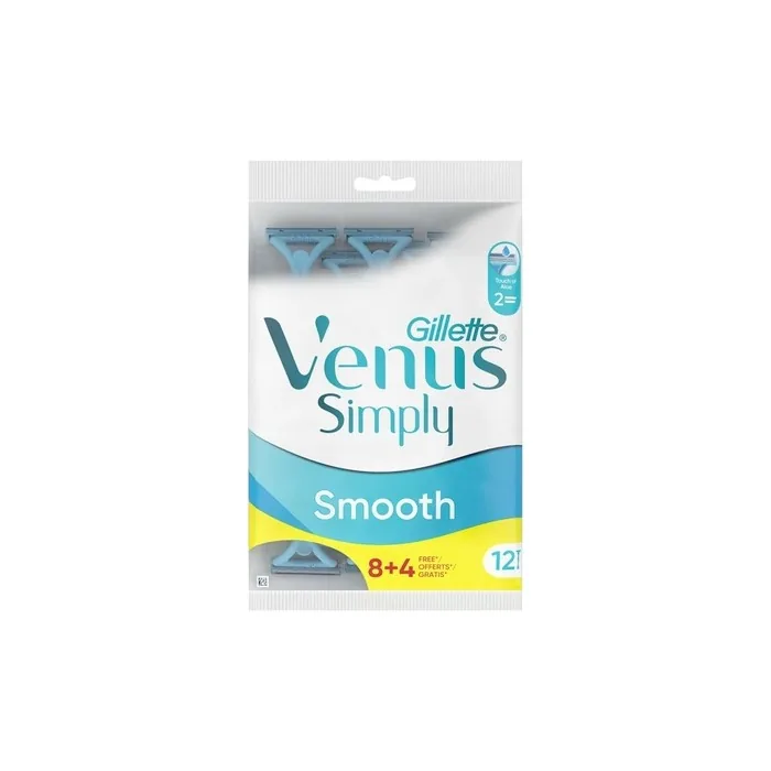 Venus Simply Disposable Razor 8 Pack + 4 Extra Razors