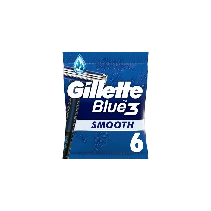 Gillette Blue Iii Razor X 6 Smooth By Gillette