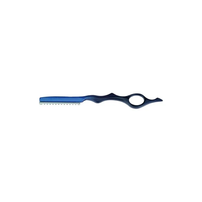 Ergonomic Stainless Steel Razor with 10 Replacement Blades for Professional Hair Kiepe Ergos
