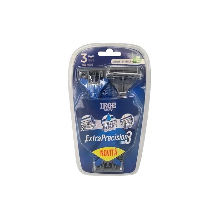 IRGE Extra Precision Razor with 3 Blades - Pack of 3