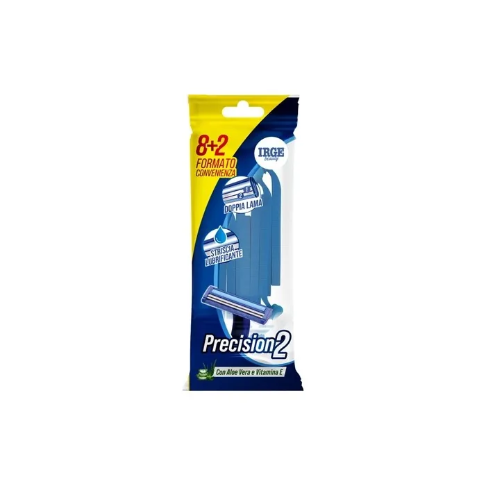 IRGE Precision Disposable Men's Razor 2 Blades - Pack of 10