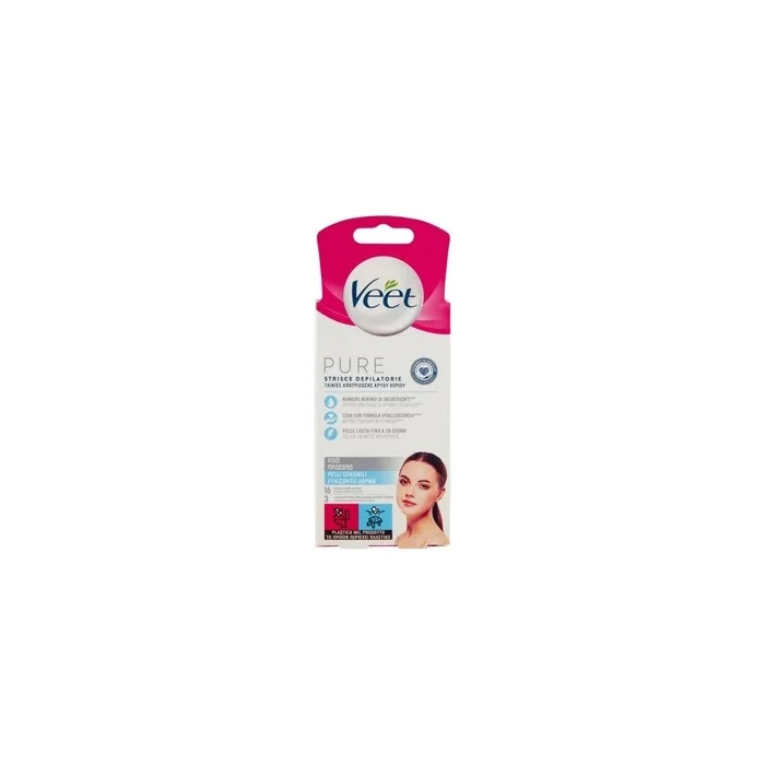 Reckitt Benckiser Veet Minima Facial Hair Removal Strips 16 Strips