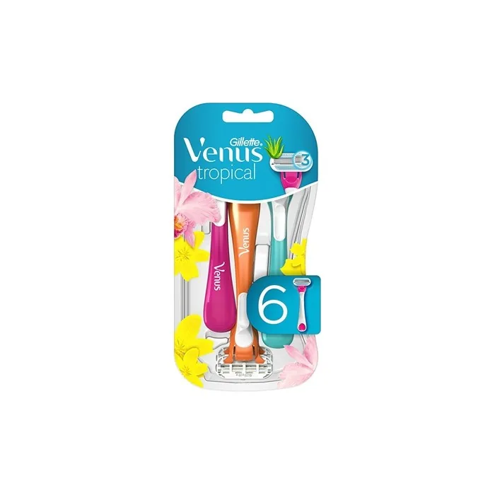 Gillette Venus Tropical Disposable Razors - 6 Pieces