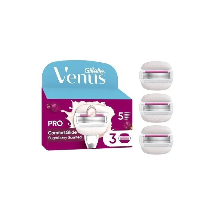 Gillette Venus Women's Razor Refills Pro Comfortglide - Pack of 3