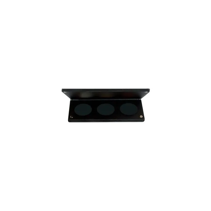 Parisax Empty Palette With 3 Pans Leather Style - Perfect For Custom Makeup