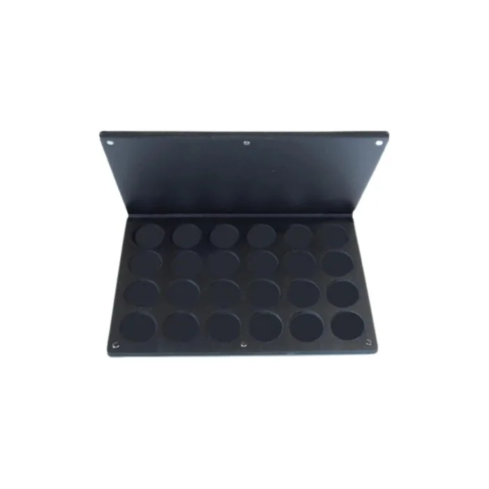 Parisax Magnetic Palette 24 Pans Black Leather Style