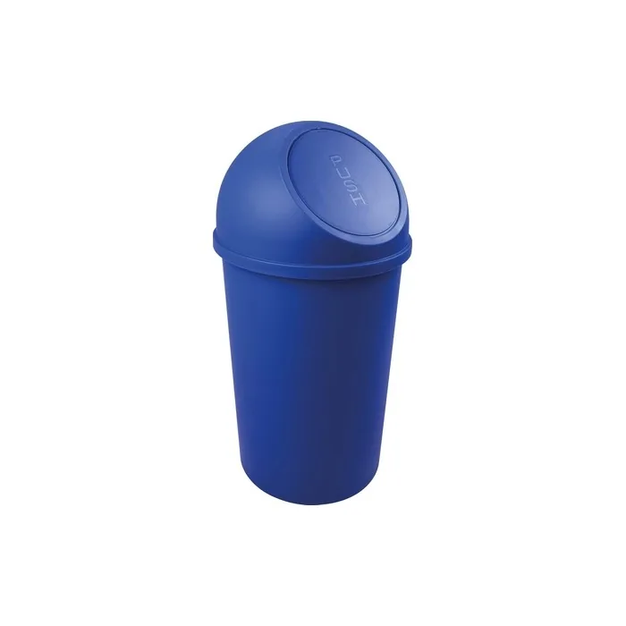 Helit H2401234 Push Waste Bin 'The Flip' 25L Blue