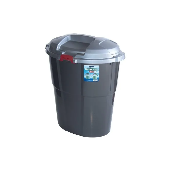 Bama Nässestop S18 Dado Eco Plastic Container, Gray, 60 Liters