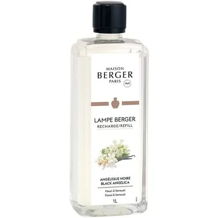 Maison Berger Black Angelica Fragrance Refill 1 Liter - Floral Amber Scent