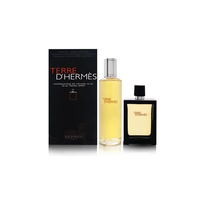Hermes Terre D'hermes Pure Perfume 2 Piece Set for Men