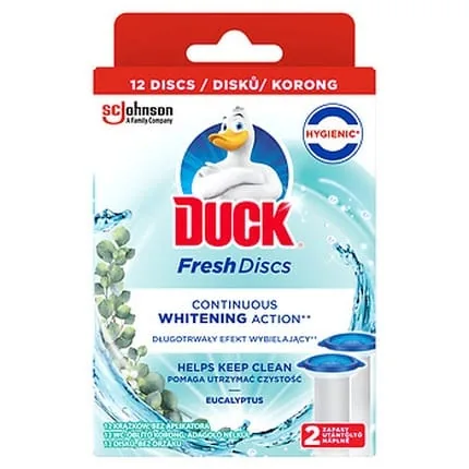 Duck Eucalyptus 2x36ml Fragrance Refill Disc Gel Pack Of 2