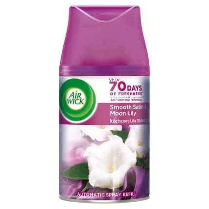 Air Wick Freshmatic Automatic Air Freshener Refill Smooth Satin & Moon Lily 250ml - Pack of 4