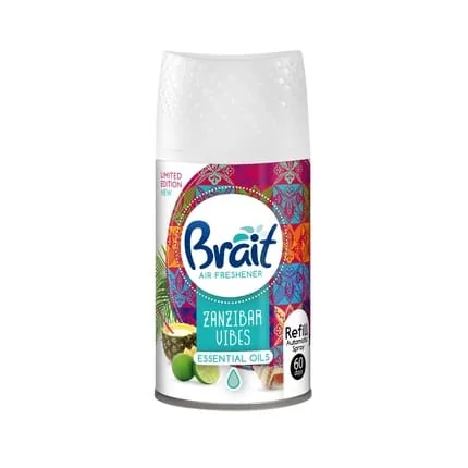 Dramers Brait Air Freshener Refill Automatic Zanzibar Vibes 250 Ml