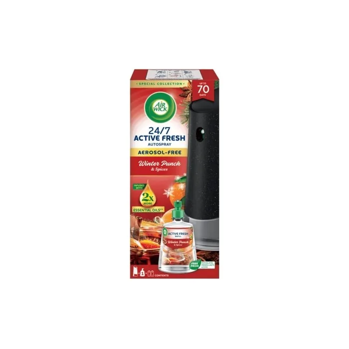 Air Wick Active Fresh Device And Refill 228 Ml Winter Punch & Spices