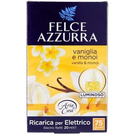Felce Azzurra Electric Room Air Refill Vanilla And Monoi, X, 20