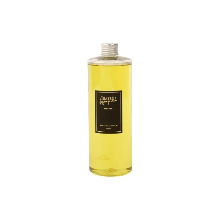 TEATRO FRAGRANZE UNICHE Firenze Borgo degli Agrumi Refill 500ml Made in Italy Home Fragrance