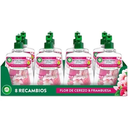 Air Wick Active Fresh Automatic Spray Refill 228ml Cherry Blossom and Raspberry